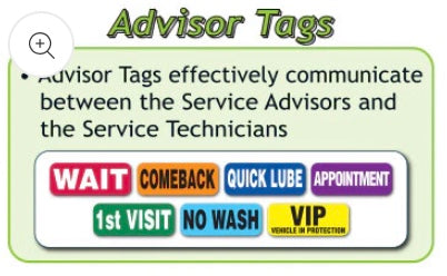 Advisor Tags – Pack of 12