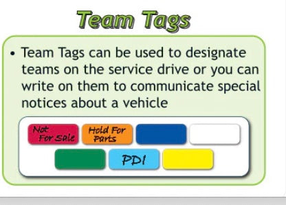 Team Tags – Pack of 12